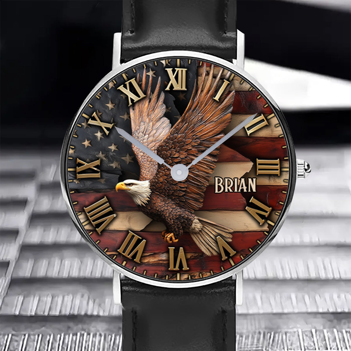 God Bless America - Personalized Independence Day/ 4th of July Hand Watch