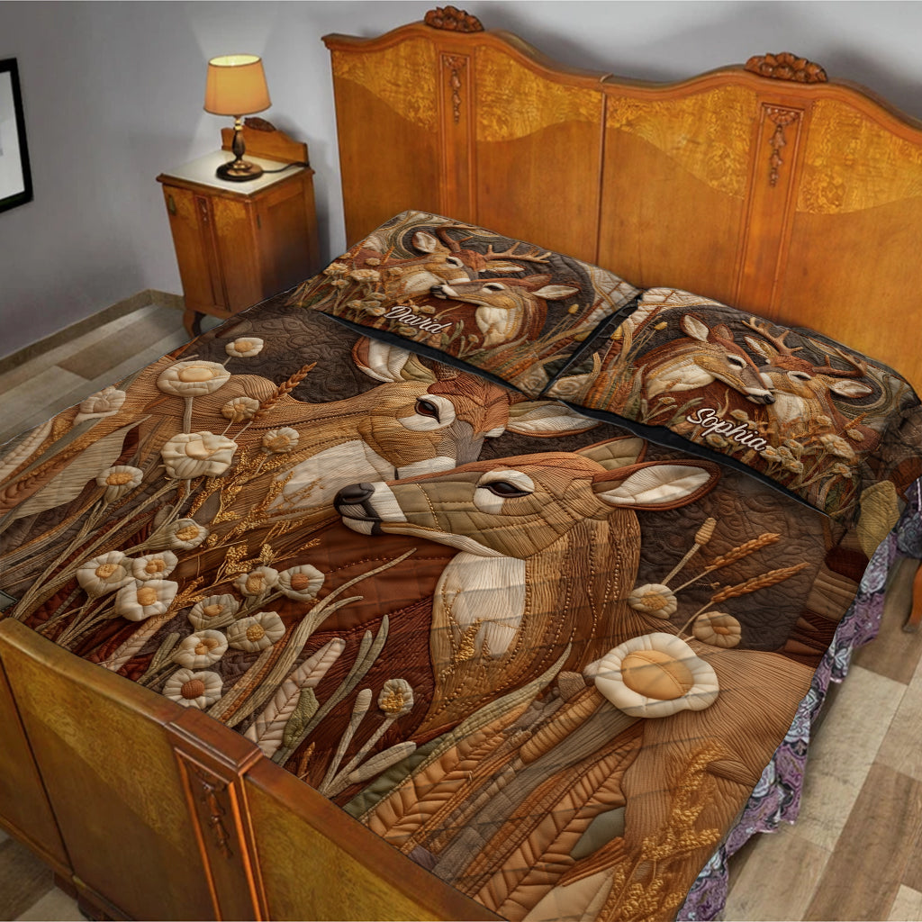 Toi et moi, on gère ça - Ensemble de courtepointe de chasse personnalisé