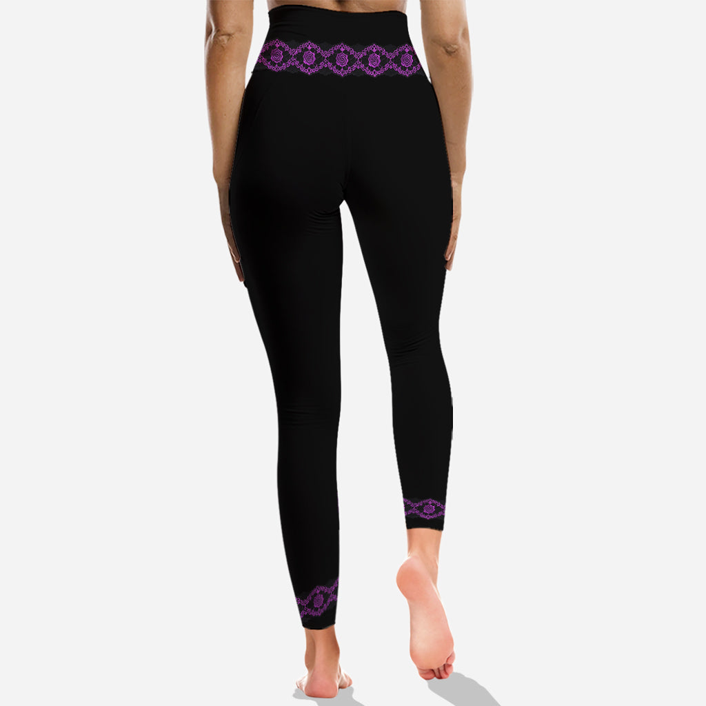 Skull Floral - Sweat à Capuche et Leggings Personnalisés