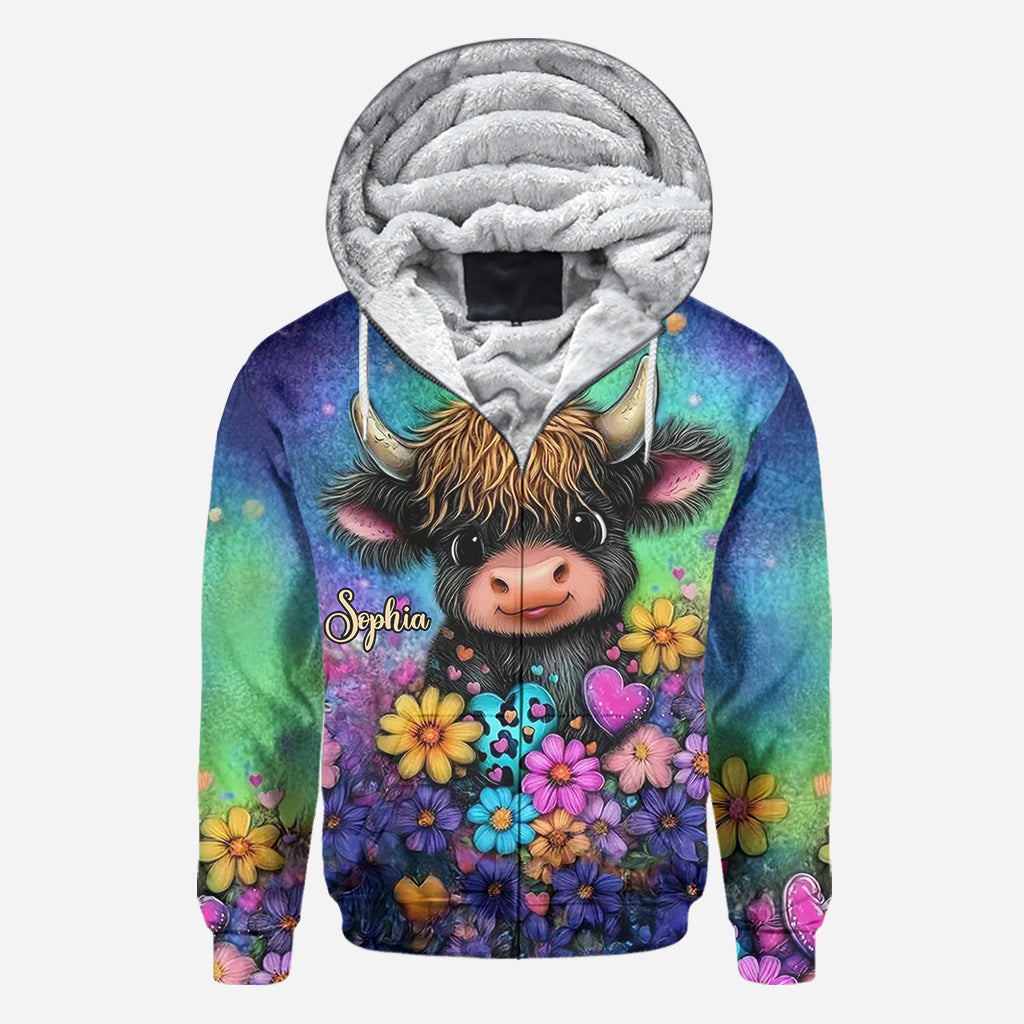 Just A Girl Who Loves Highland Cows - Personalized Highland Cow All Over Shirt