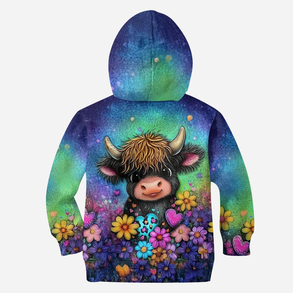 Just A Girl Who Loves Highland Cows - Personalized Highland Cow All Over Shirt