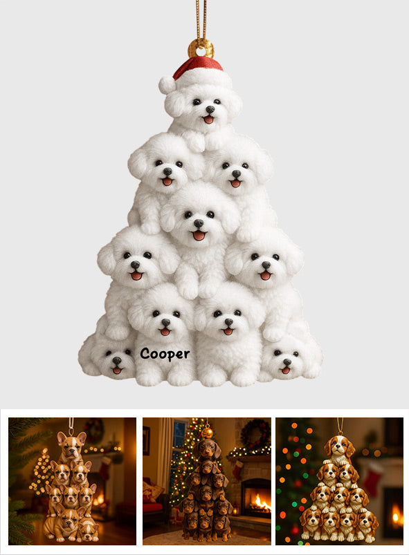 Chien de Noël - Ornement de Noël personnalisé pour chien