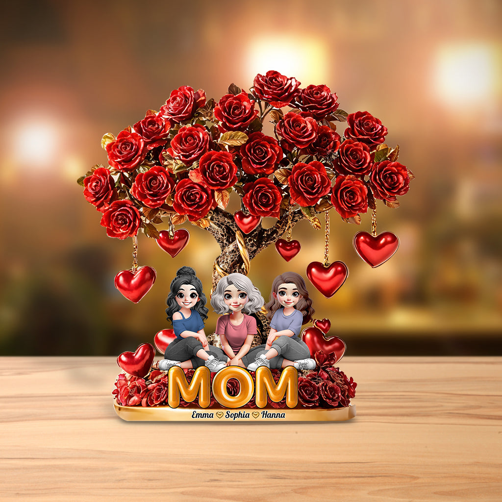 Best Mom Ever - Personalized Mother Custom Shaped Acrylic Plaque