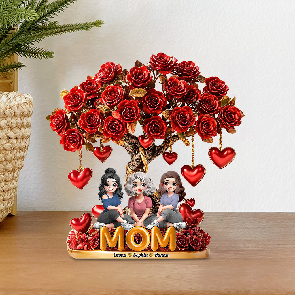 Best Mom Ever - Personalized Mother Custom Shaped Acrylic Plaque