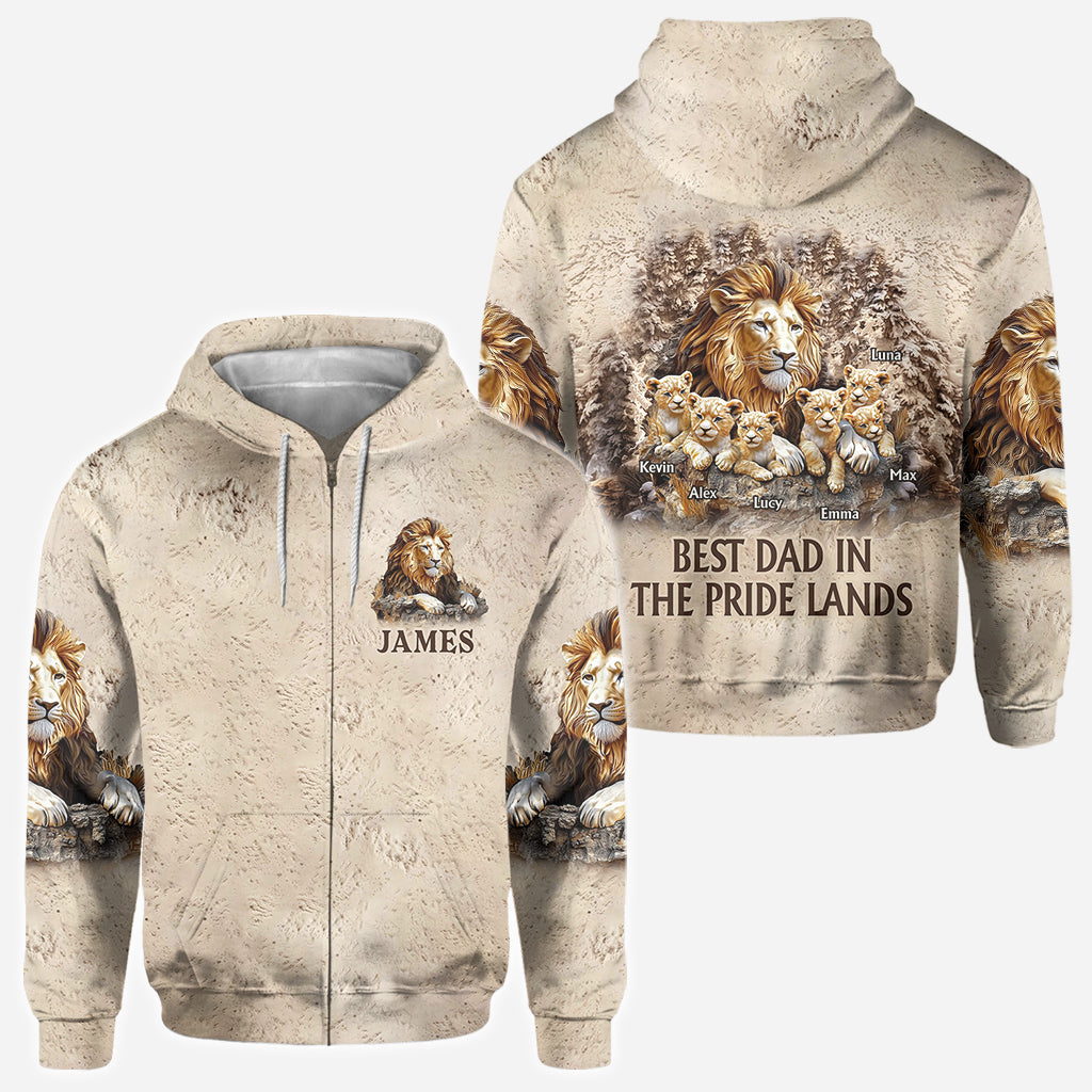 Strong Papa - Personalized Father All Over Shirt