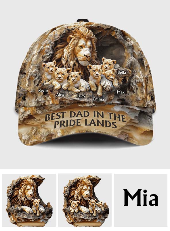 Papa Lion - Personalized Father Classic Cap