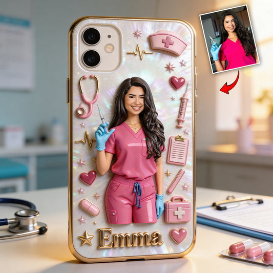 Medical Nurse - Personalized Nurse Full Print Phone Case