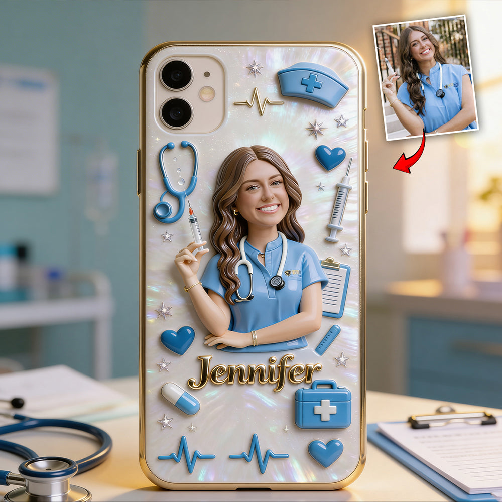 Medical Nurse - Personalized Nurse Full Print Phone Case