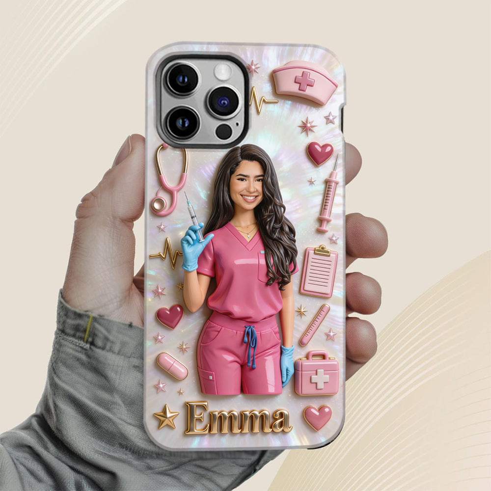 Medical Nurse - Personalized Nurse Full Print Phone Case