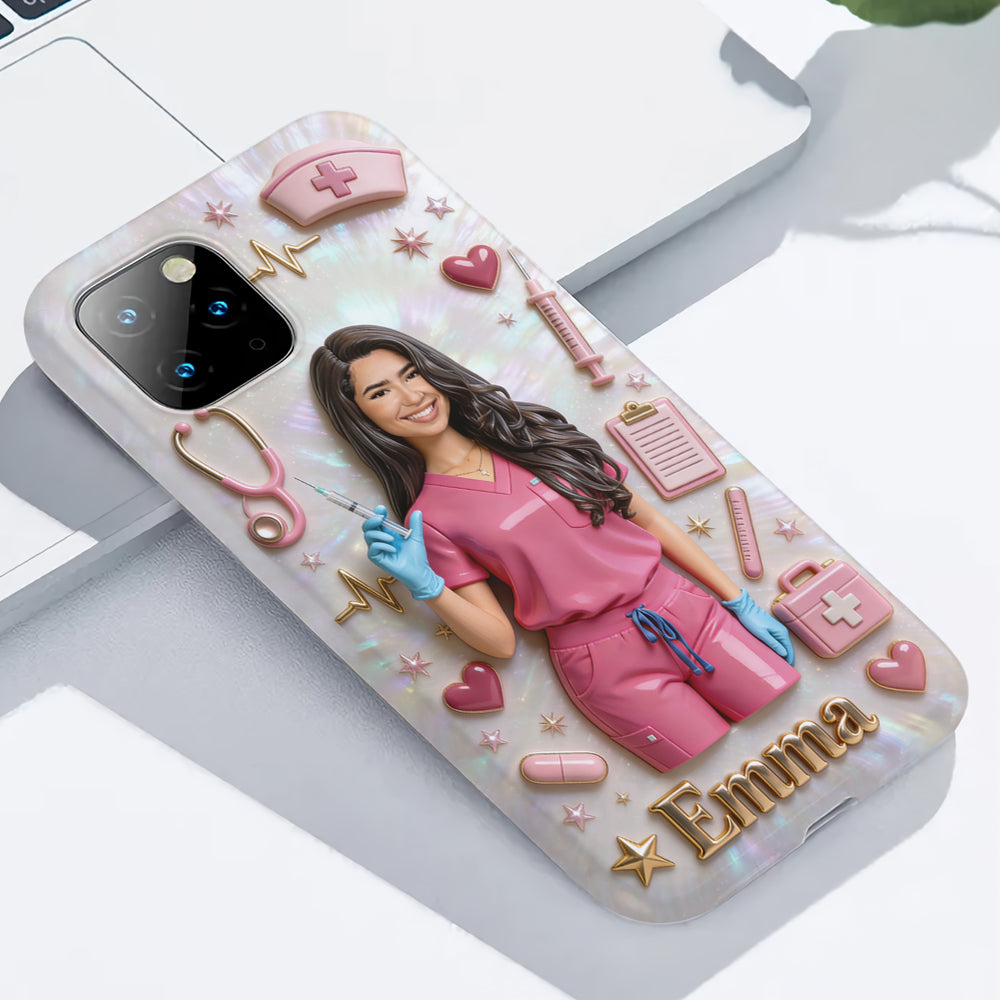 Medical Nurse - Personalized Nurse Full Print Phone Case