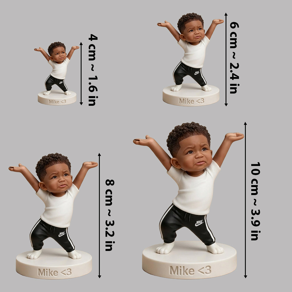 Porte-stylo mignon/ Support d'écouteurs Bluetooth Accessoires de bureau pour parents - Figurine 3D personnalisée pour enfants