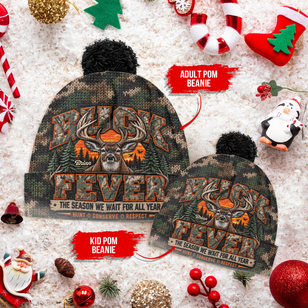 Buck Fever - Personalized Hunting Beanie Hat