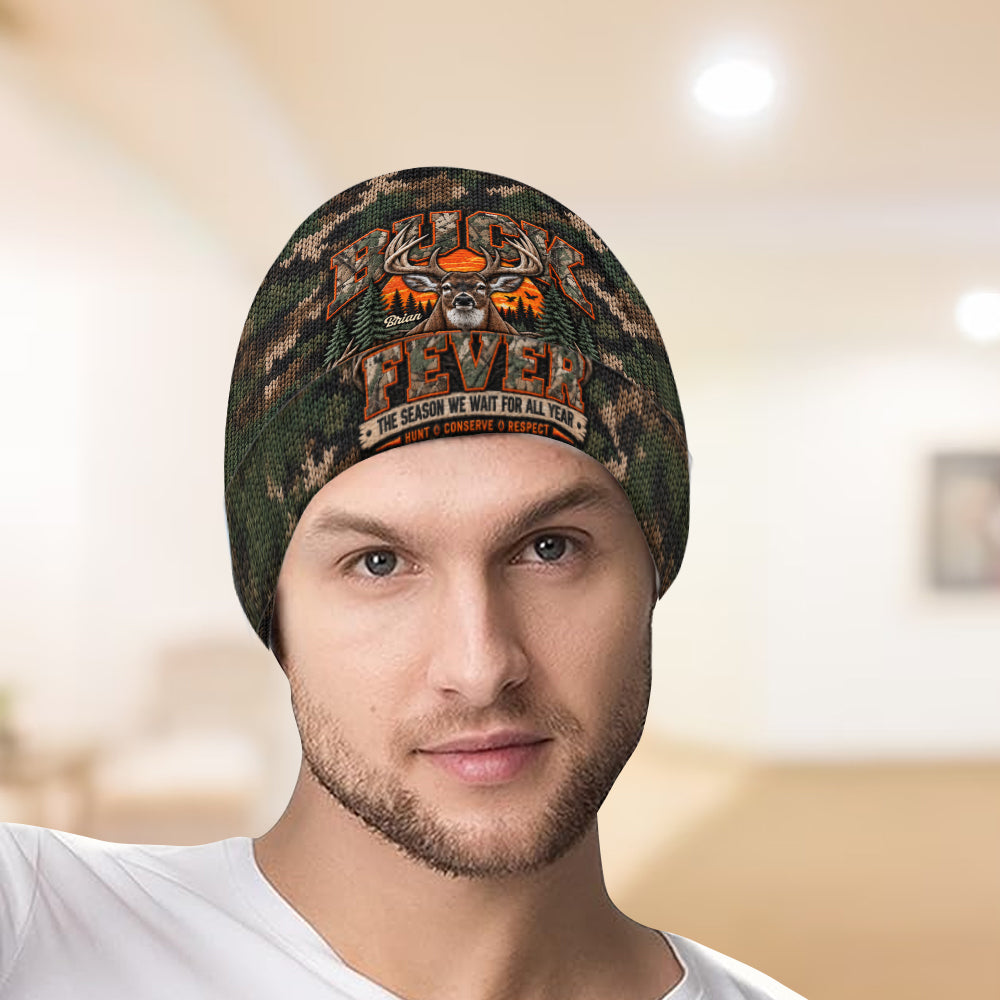 Buck Fever - Personalized Hunting Beanie Hat