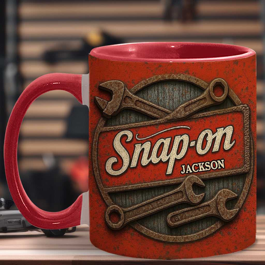 Snap-On - Personalized Mechanic Accent Mug