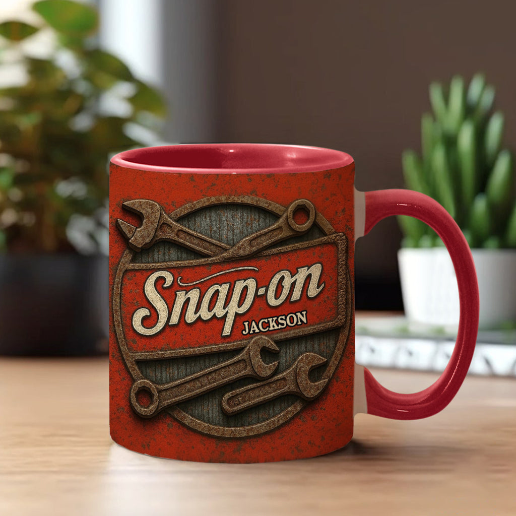 Snap-On - Personalized Mechanic Accent Mug
