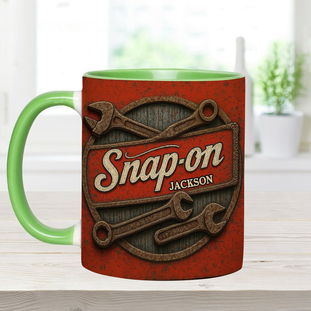 Snap-On - Personalized Mechanic Accent Mug