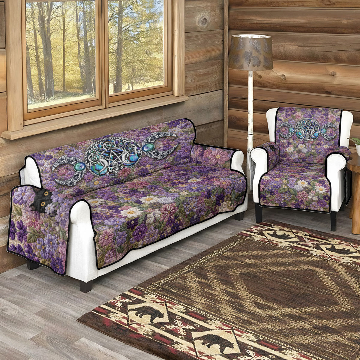 It's The Most Beautiful Time Of The Year - Personalized Witch Quilted Sofa/Couch Cover