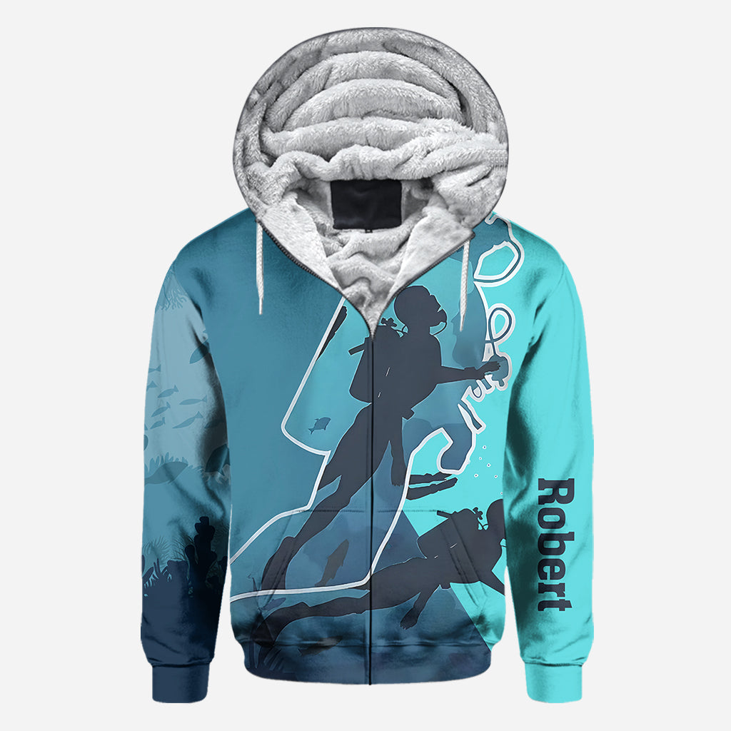 Love Scuba Diving - Personalized Scuba Diving All Over Shirt