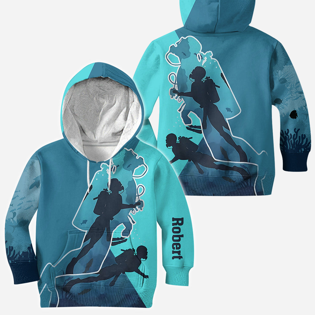 Love Scuba Diving - Personalized Scuba Diving All Over Shirt