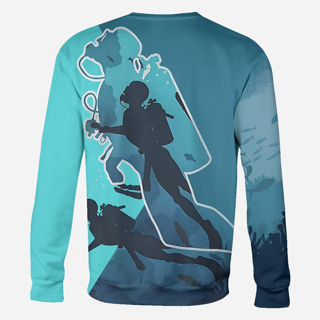 Love Scuba Diving - Personalized Scuba Diving All Over Shirt