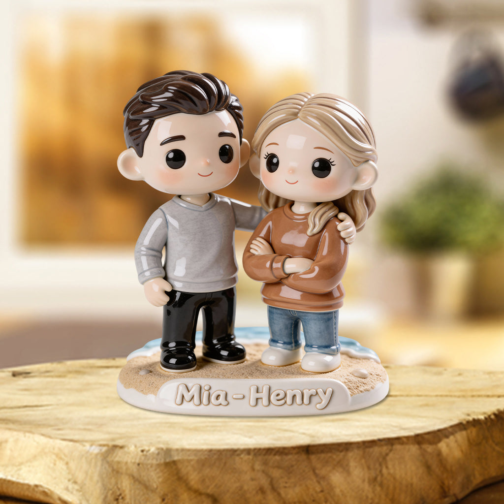 Toi et moi, on gère - Plaque acrylique personnalisée pour couple