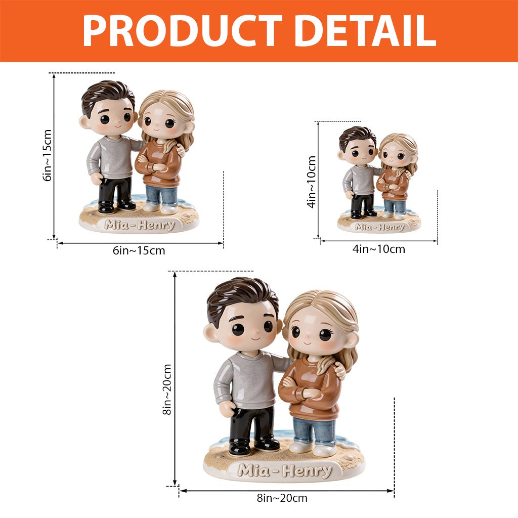 Toi et moi, on gère - Plaque acrylique personnalisée pour couple