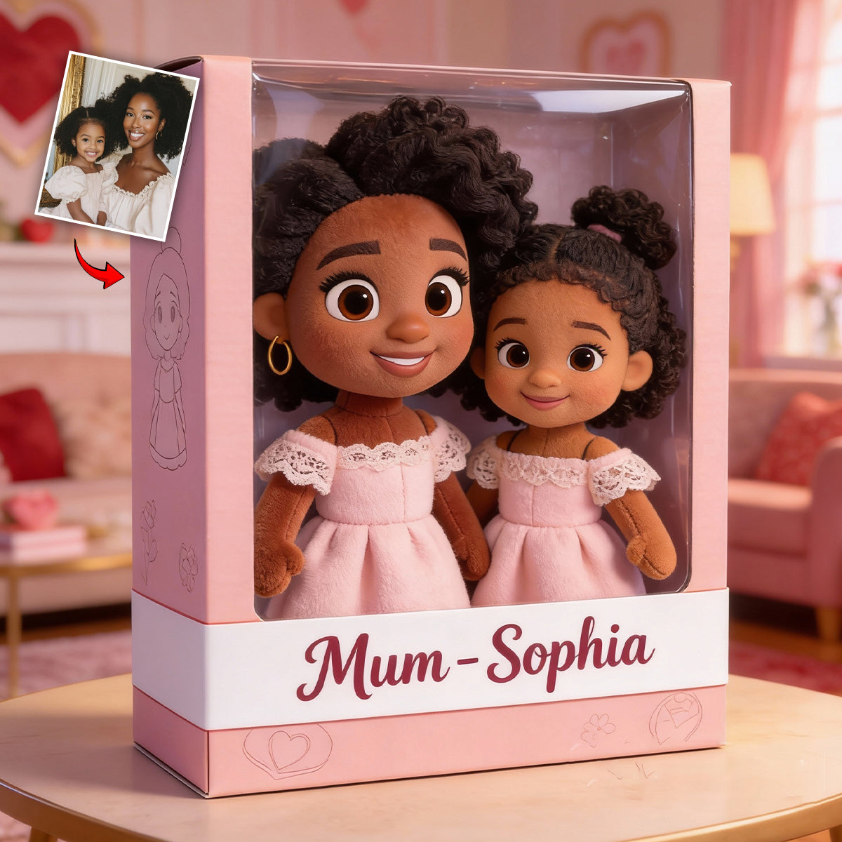 I Love You - Personalized Mother Custom Shaped Acrylic Plaque