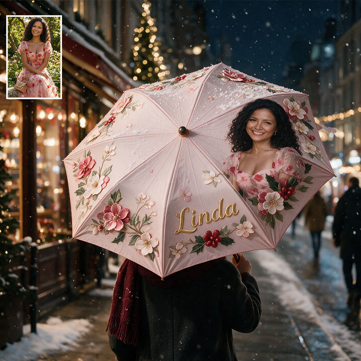 Personnalisé à partir de n'importe quelle photo - Parapluie d'amour de soi personnalisé