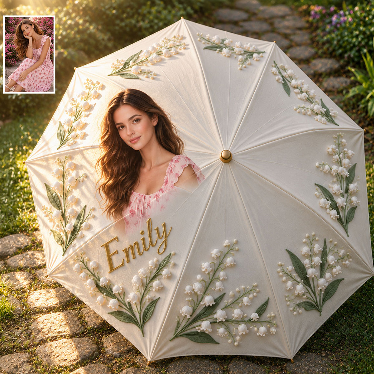 Personnalisé à partir de n'importe quelle photo - Parapluie d'amour de soi personnalisé