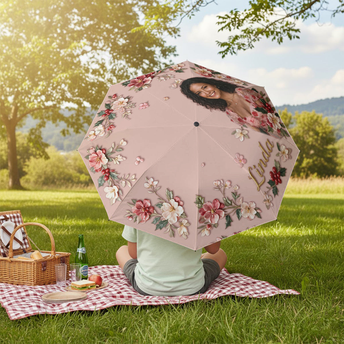 Personnalisé à partir de n'importe quelle photo - Parapluie d'amour de soi personnalisé