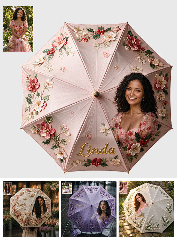 Personnalisé à partir de n'importe quelle photo - Parapluie d'amour de soi personnalisé