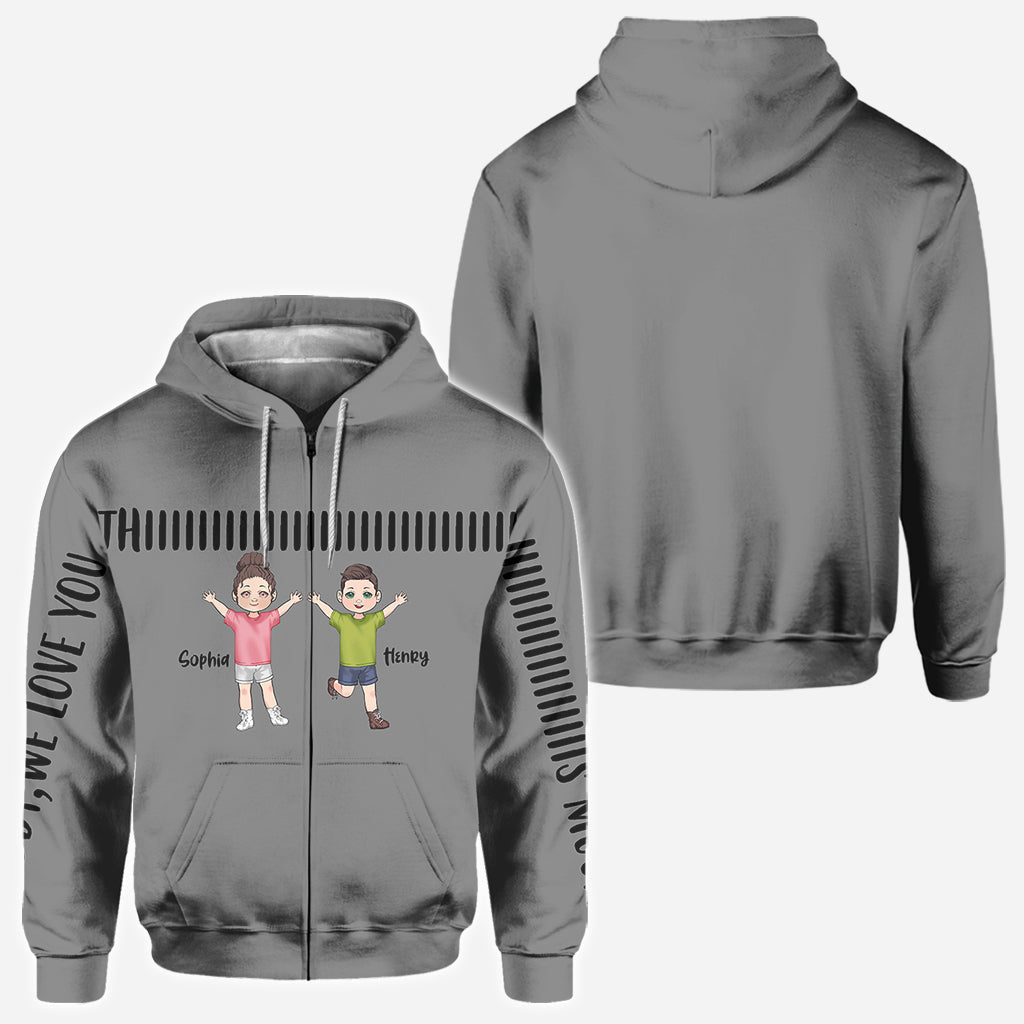 Papa, on t'aime tellement - T-shirt personnalisé pour papa