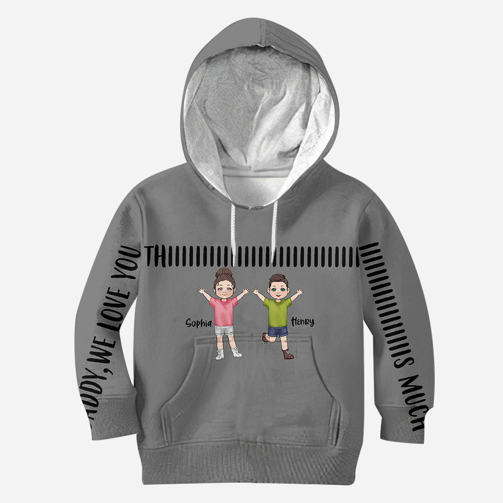 Papa, on t'aime tellement - T-shirt personnalisé pour papa