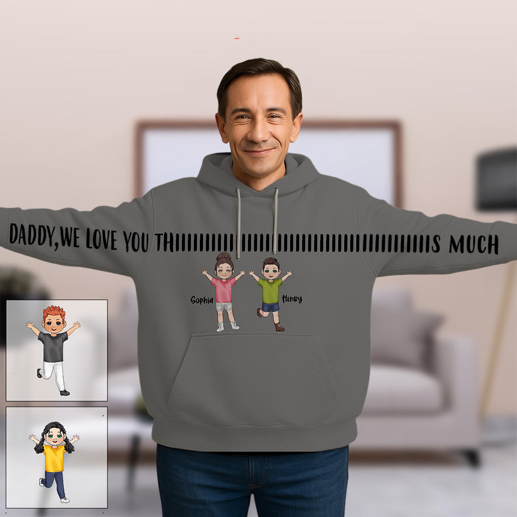 Papa, on t'aime tellement - T-shirt personnalisé pour papa