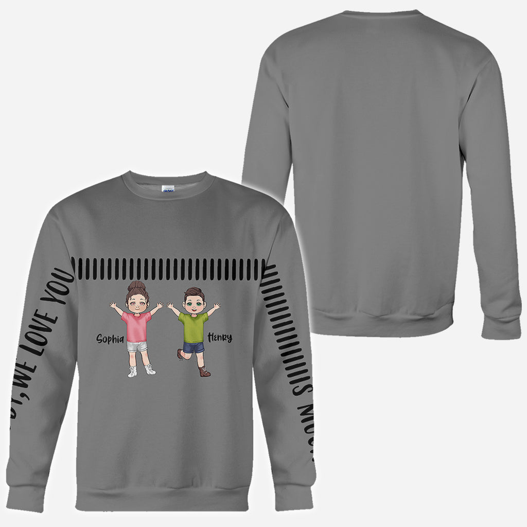 Papa, on t'aime tellement - T-shirt personnalisé pour papa