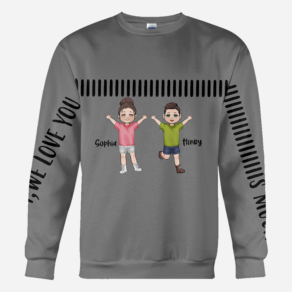 Papa, on t'aime tellement - T-shirt personnalisé pour papa