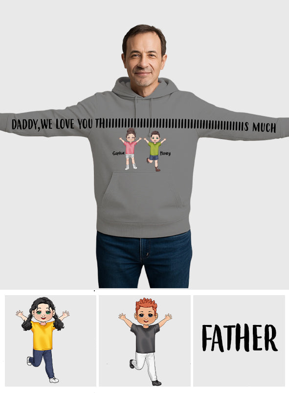 Papa, on t'aime tellement - T-shirt personnalisé pour papa
