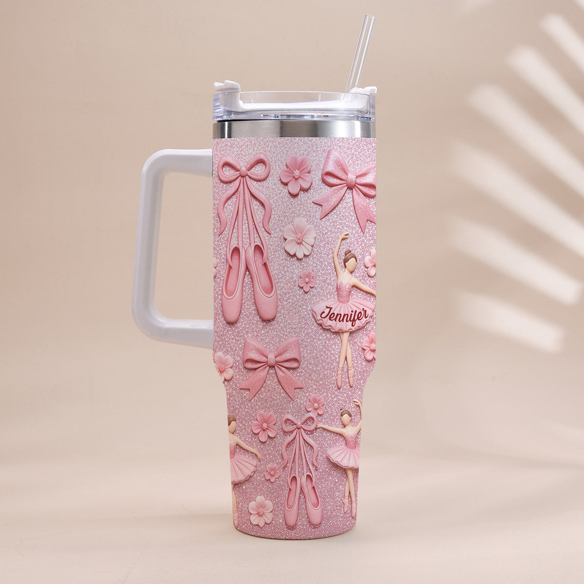 Gobelet isotherme personnalisé « Amoureux du ballet » avec anse