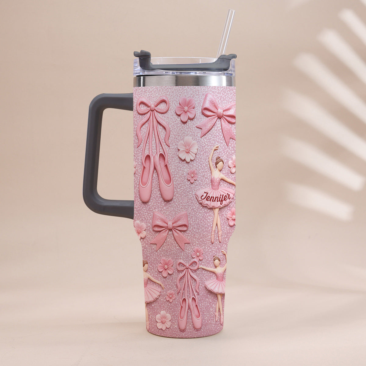 Gobelet isotherme personnalisé « Amoureux du ballet » avec anse