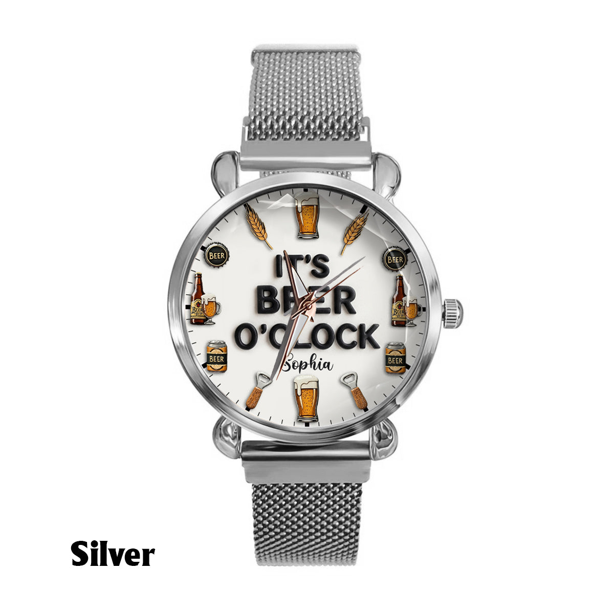 It's Beer Time - Personalized Beer Hand Watch