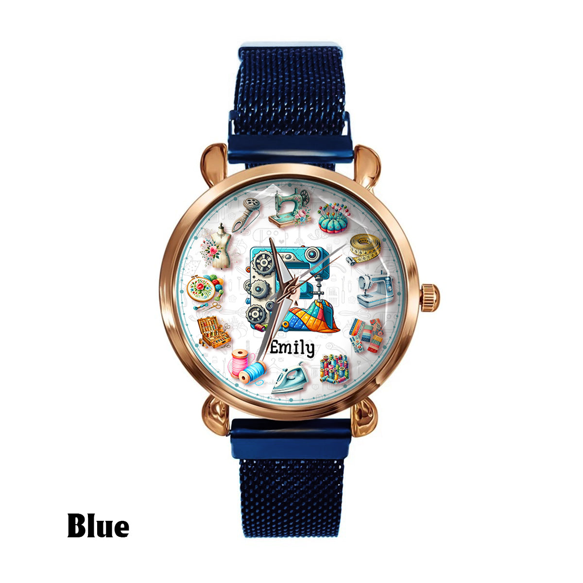 La couture est ma thérapie - Montre-bracelet personnalisée pour femme 