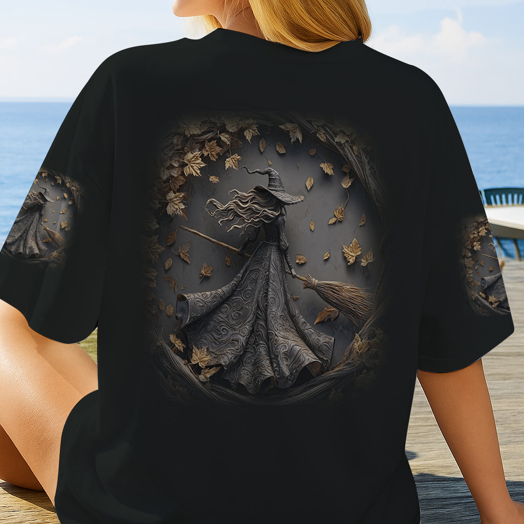 T-shirt personnalisé Sorcière Noire - T-shirt intégral Sorcière Noire