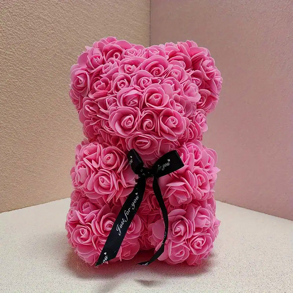 Artificial Rose Flowers Bear