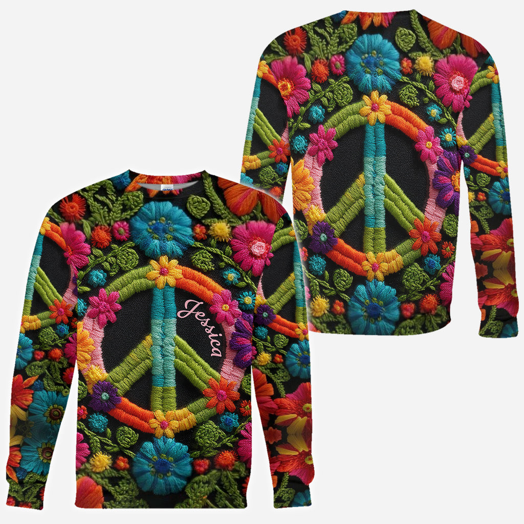 Âme Hippie - T-shirt Hippie personnalisé intégral