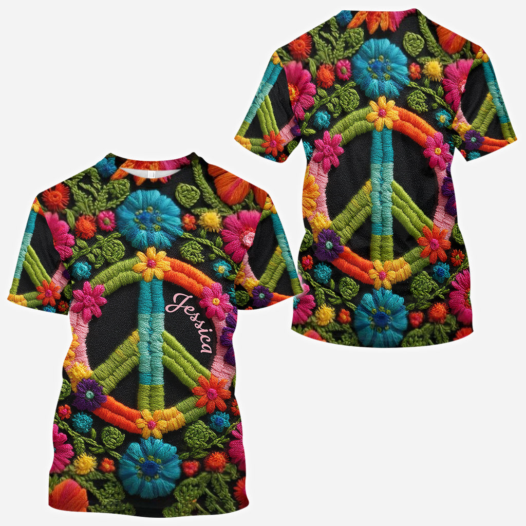 Âme Hippie - T-shirt Hippie personnalisé intégral
