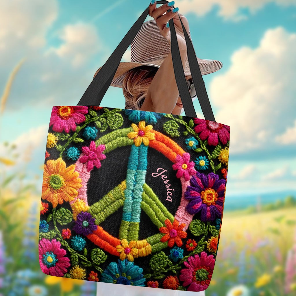 Hippie Soul - Personalized Hippie Tote Bag