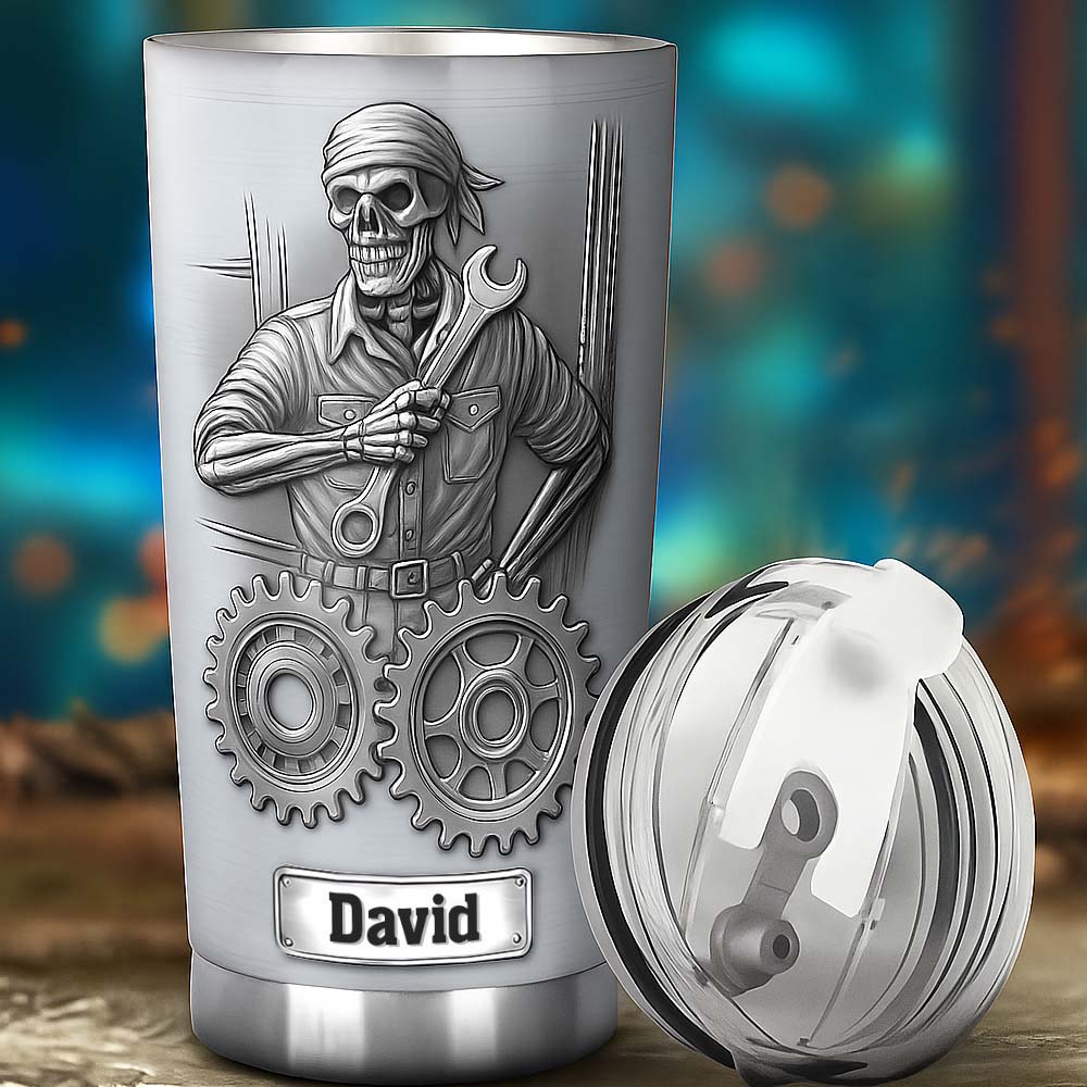 The Coolest Mechanic - Personalized Mechanic Tumbler