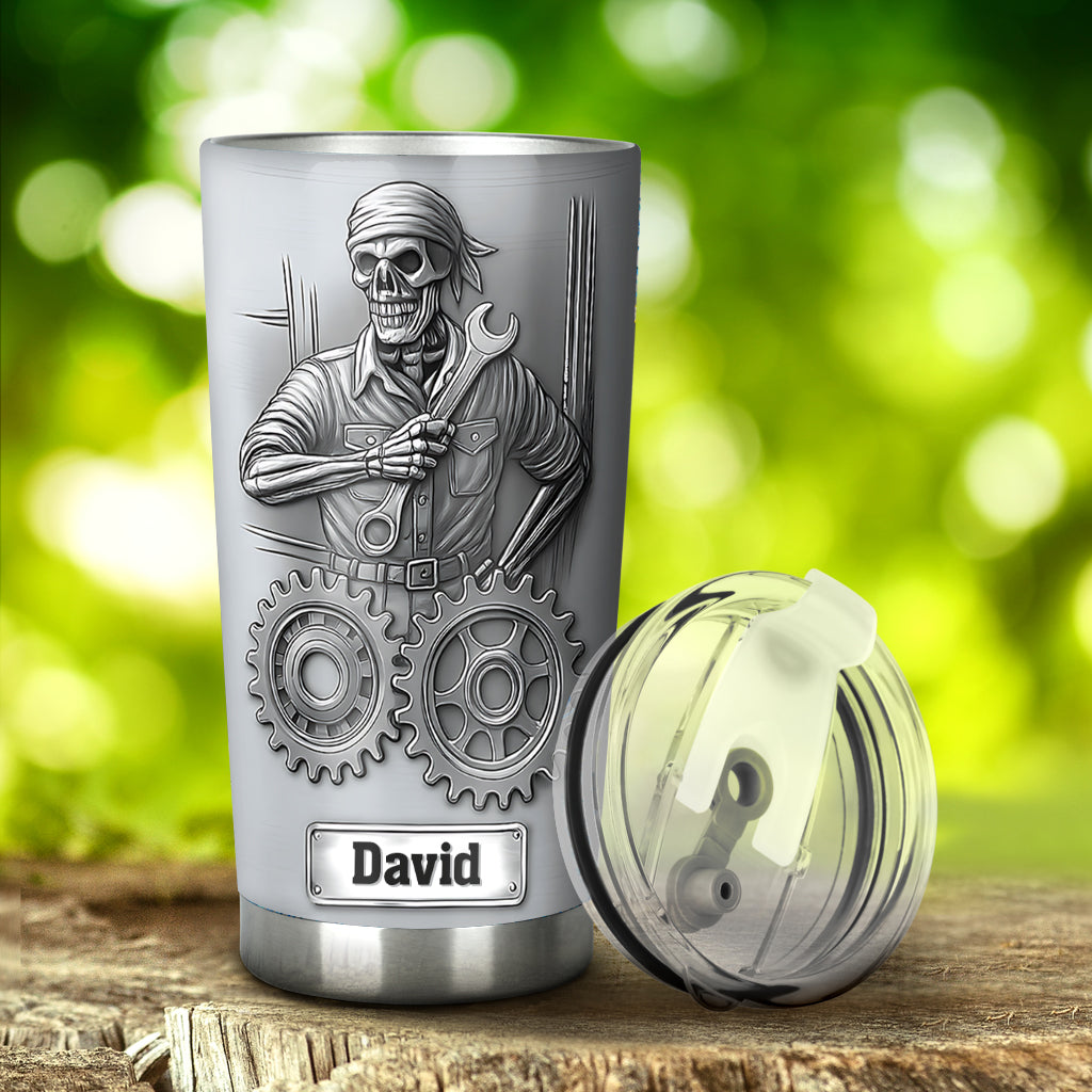 The Coolest Mechanic - Personalized Mechanic Tumbler