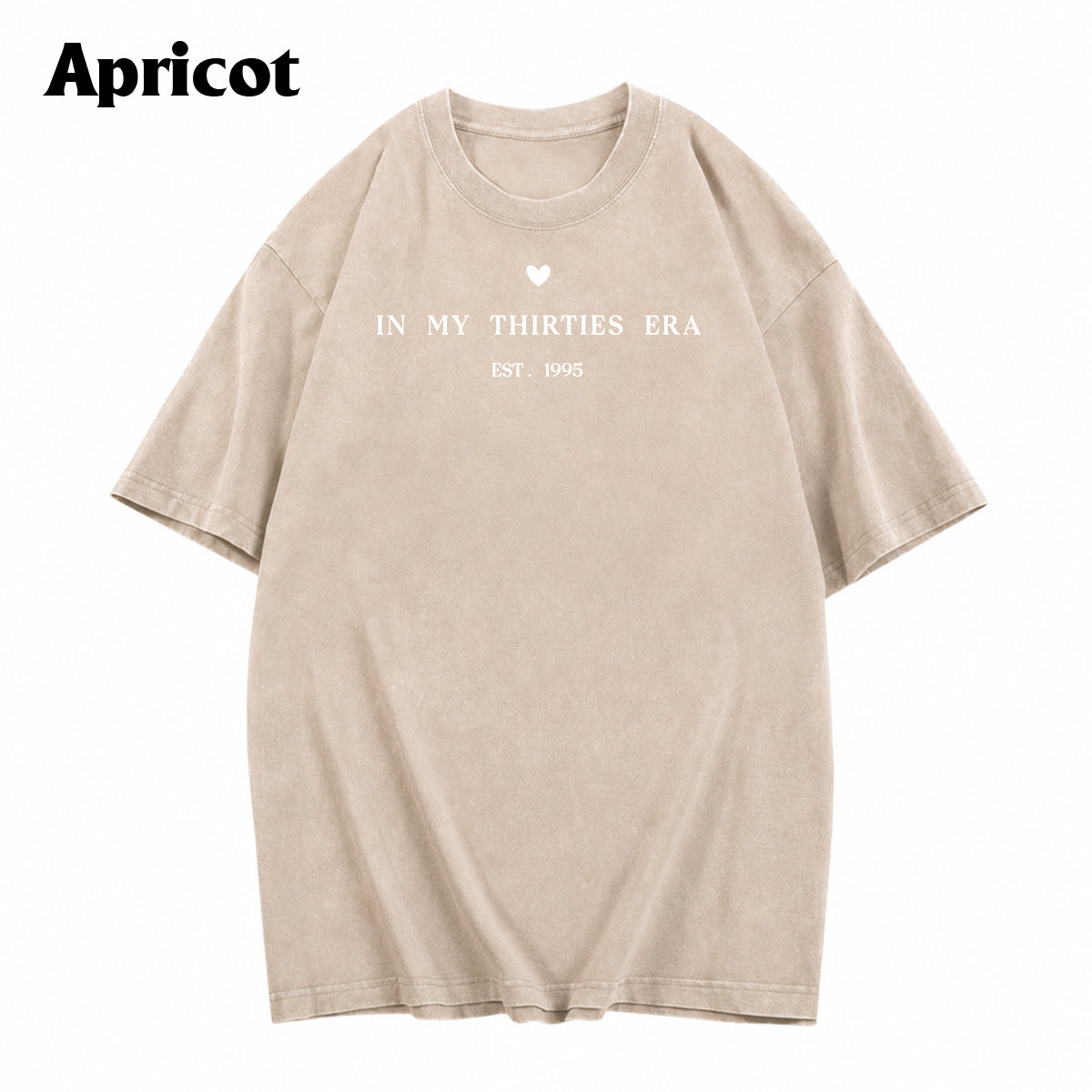 Birthday Gift - Personalized Birthday Washed T-Shirt