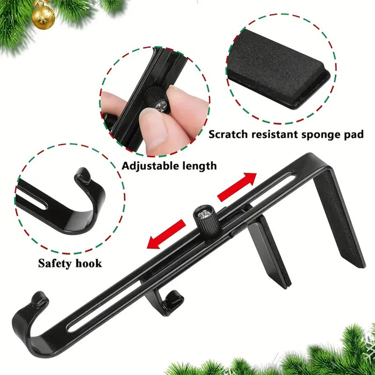 Cadeau de Noël Joyeux Fishmas pour les Amateurs de Pêche - Chaussette de Noël Personnalisée avec Support
